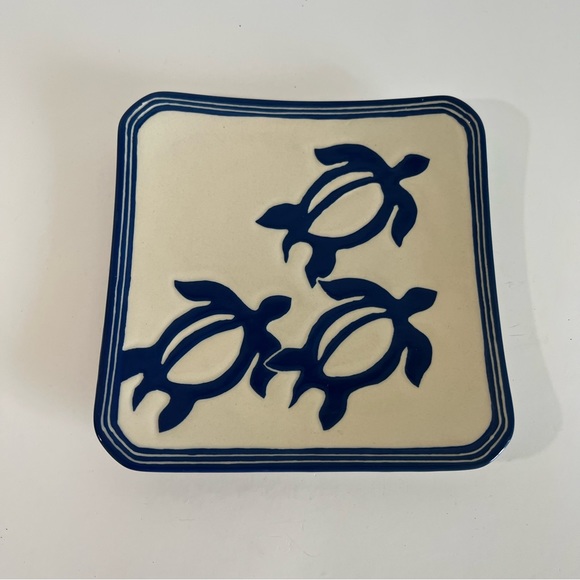Lee Hawaii Dining Vintage Lee Hawaii Ceramics Honu Turtle Plate
